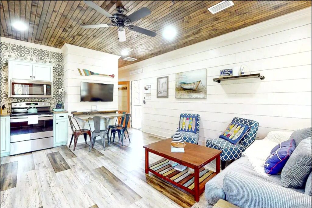 tiny house in the pines
